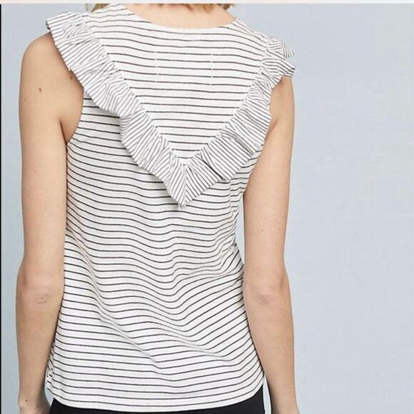 Maeve Anthropologie Women’s Sz SMALL Kalama Striped Tank Top - Picture 3 of 8